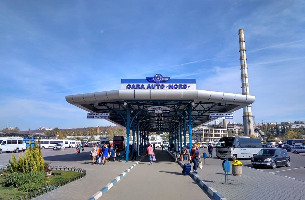 northern bus station in Chisinau